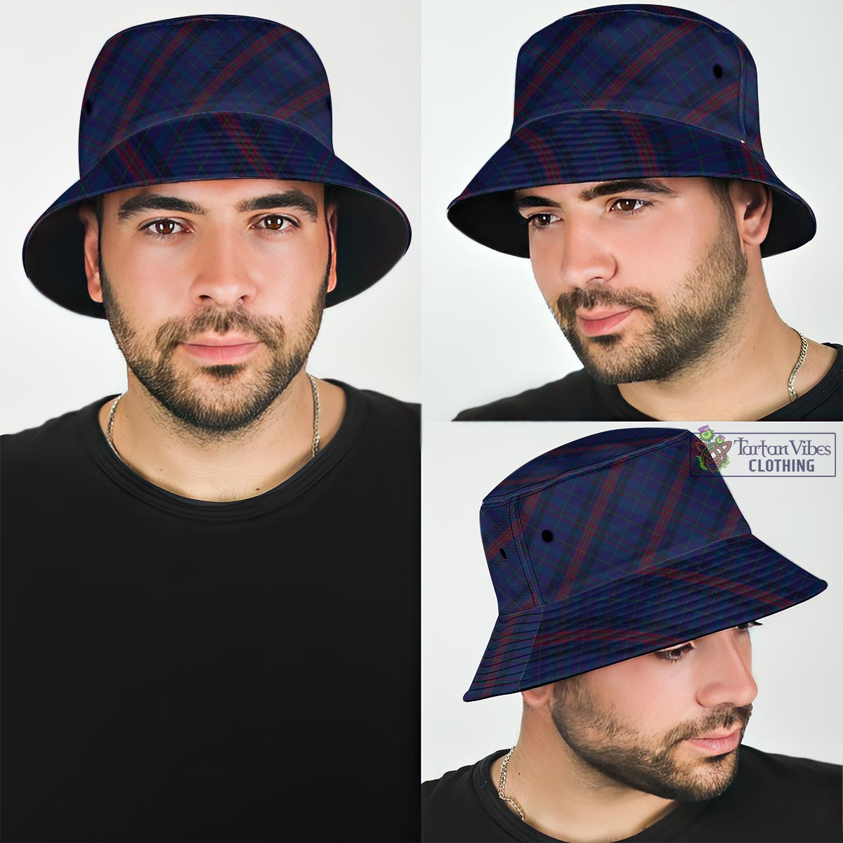 Tartan Vibes Clothing Hughes of Wales Tartan Bucket Hat