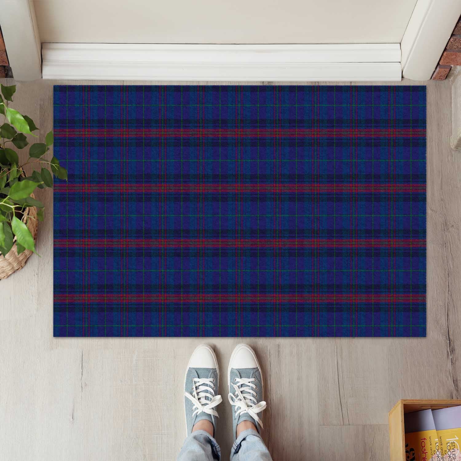 Hughes of Wales Tartan Door Mat - Tartanvibesclothing