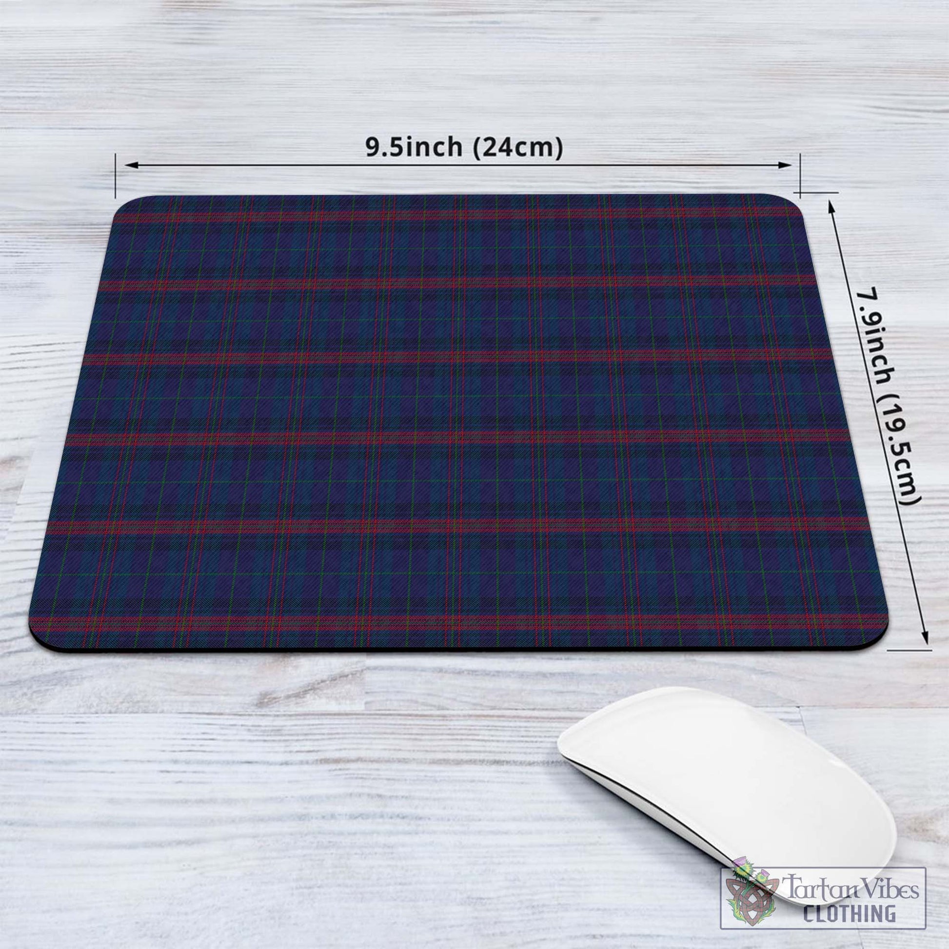 Tartan Vibes Clothing Hughes of Wales Tartan Mouse Pad