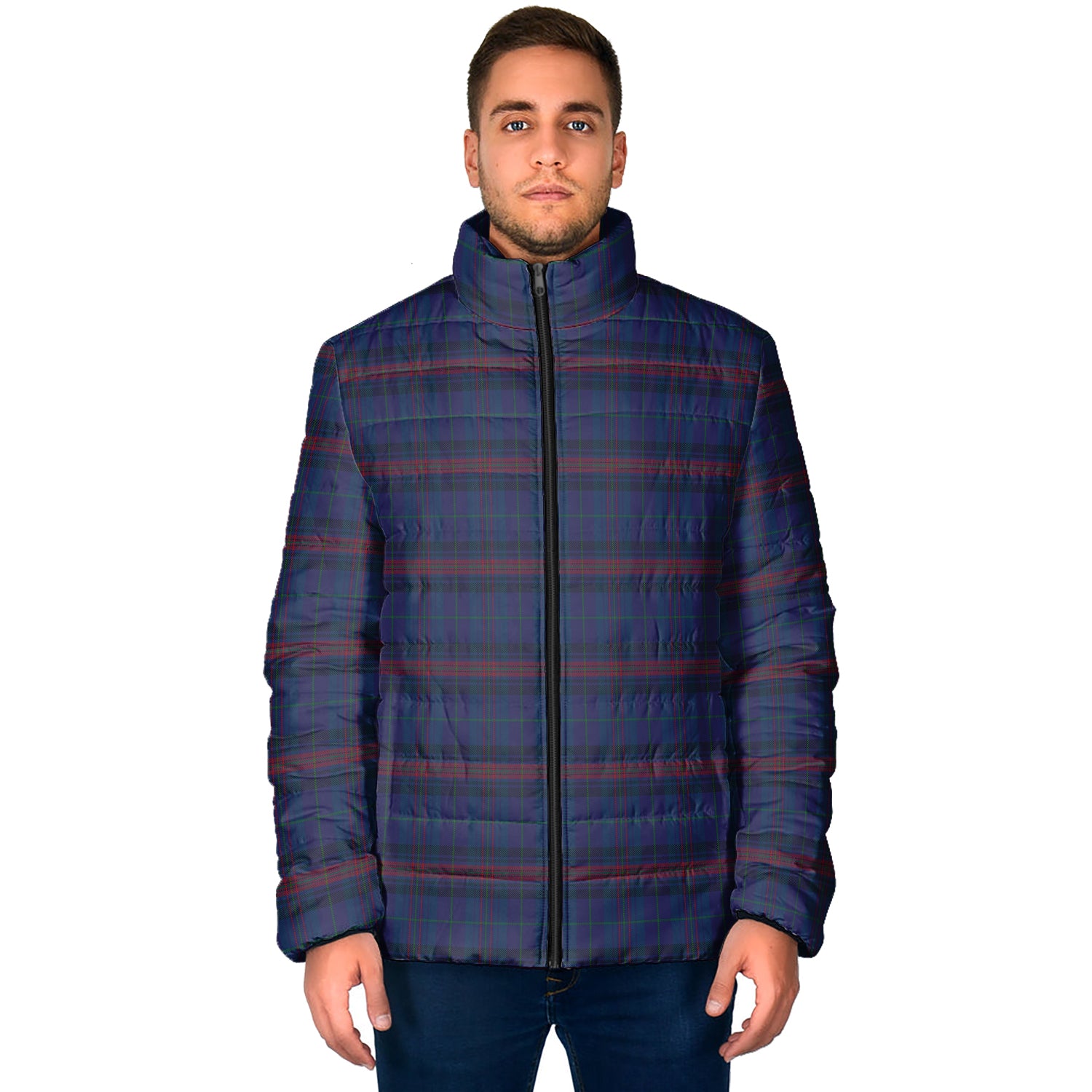 Hughes of Wales Tartan Padded Jacket - Tartan Vibes Clothing