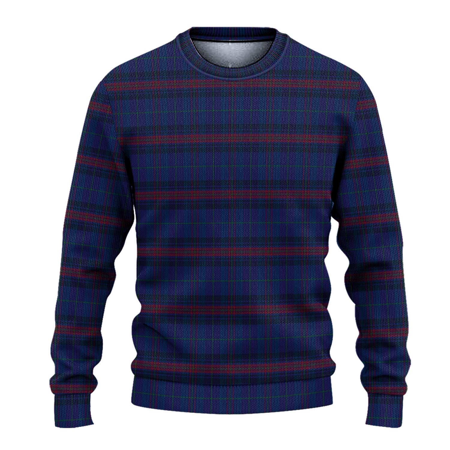 Hughes of Wales Tartan Knitted Sweater - Tartanvibesclothing