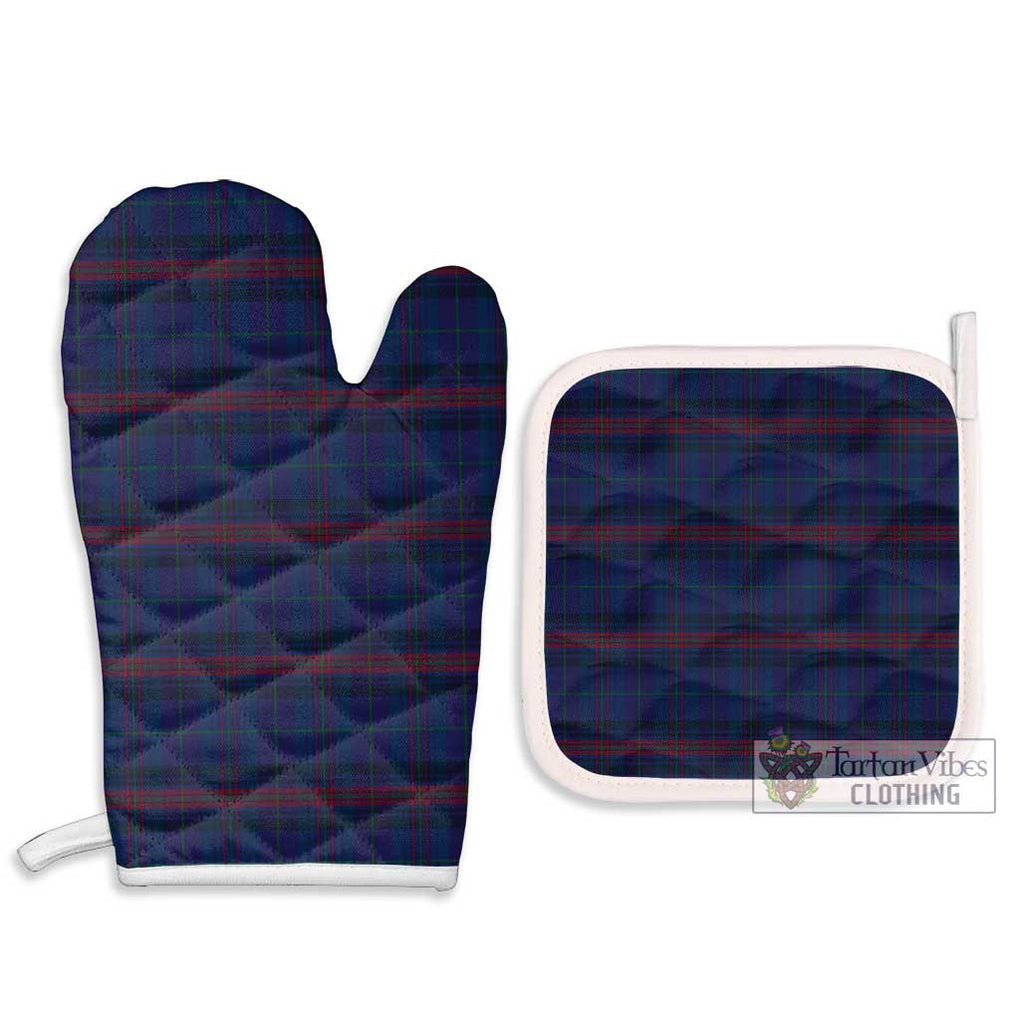 Hughes of Wales Tartan Combo Oven Mitt & Pot-Holder Combo 1 Oven Mitt & 2 Pot-Holder White - Tartan Vibes Clothing