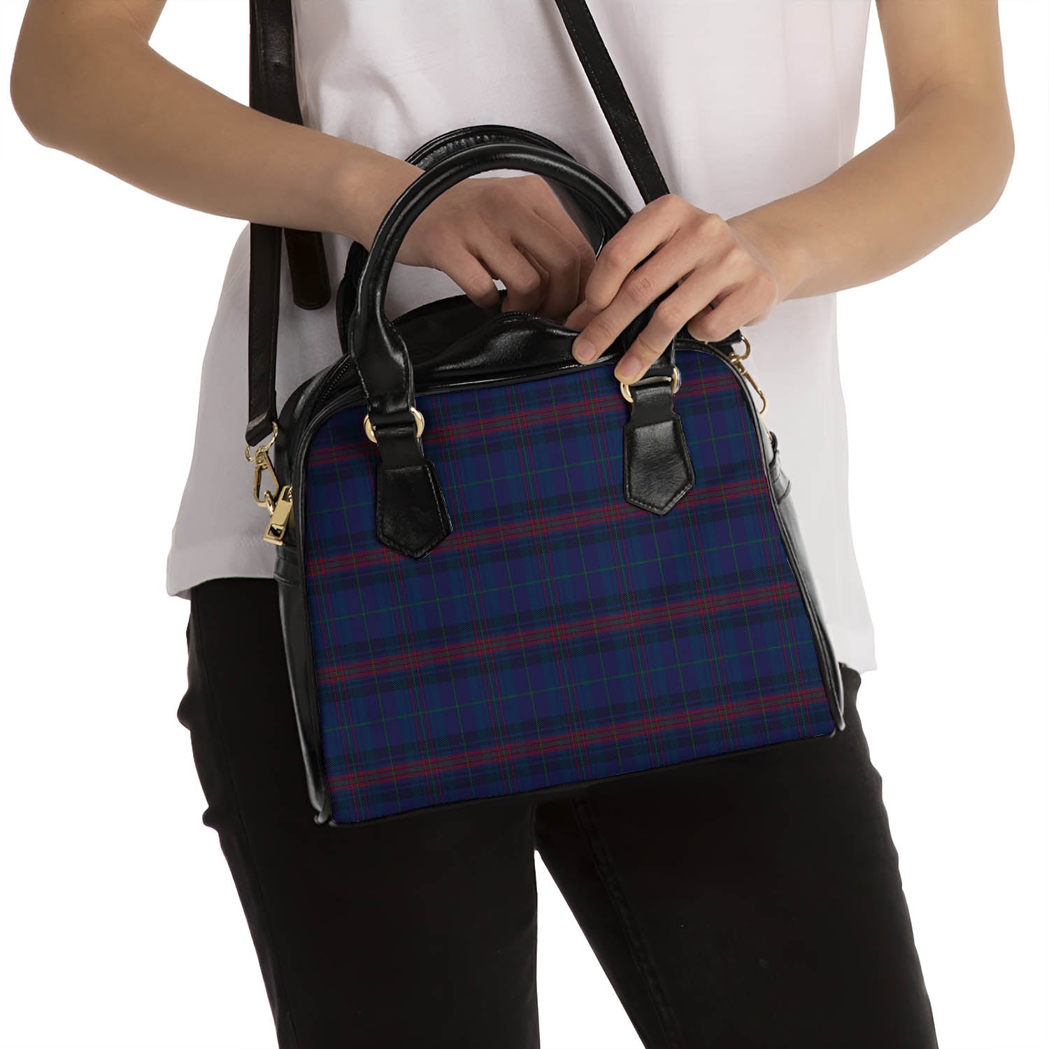 Hughes of Wales Tartan Shoulder Handbags - Tartanvibesclothing