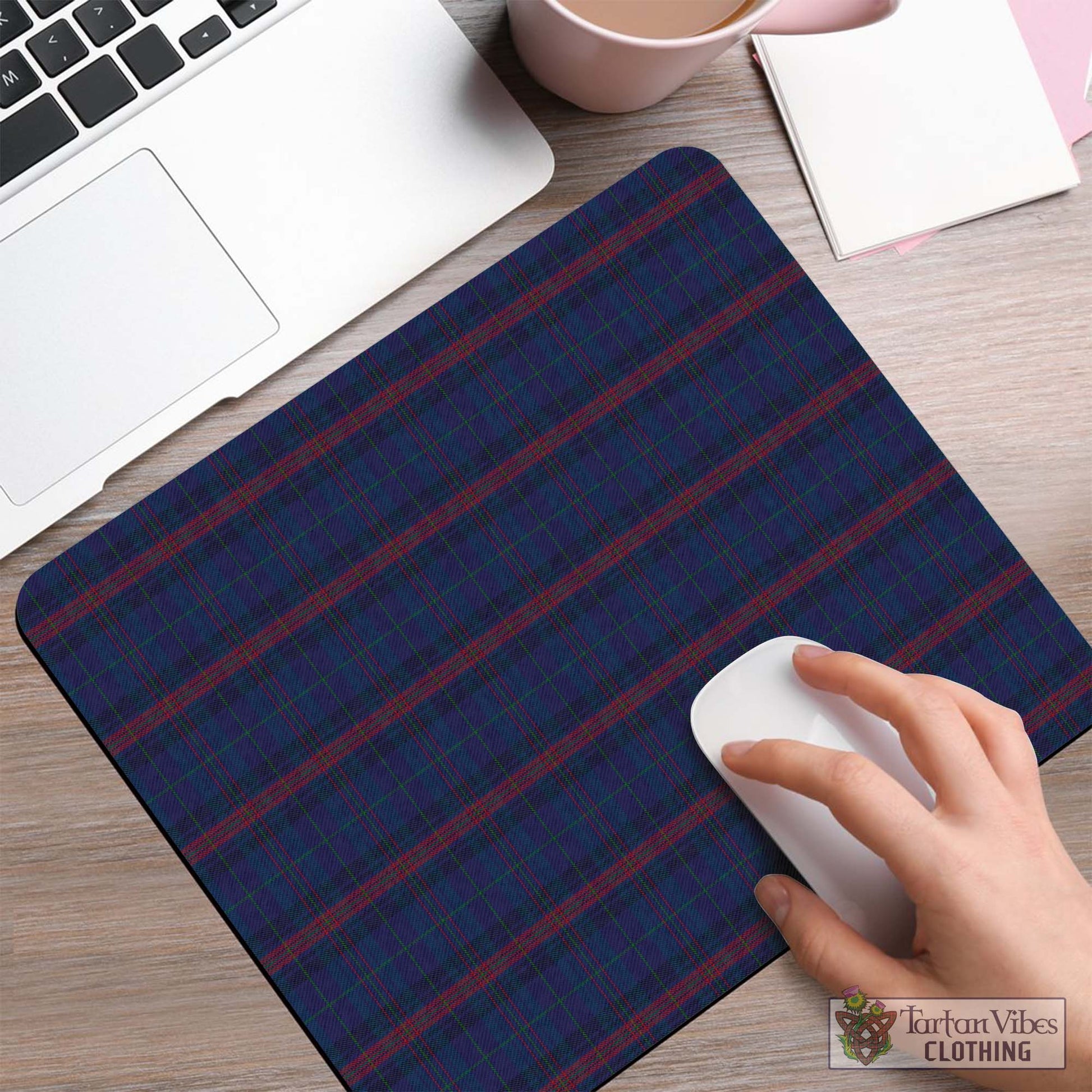 Tartan Vibes Clothing Hughes of Wales Tartan Mouse Pad