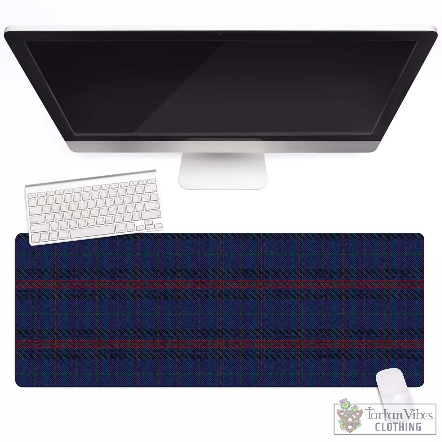 Tartan Vibes Clothing Hughes of Wales Tartan Mouse Pad