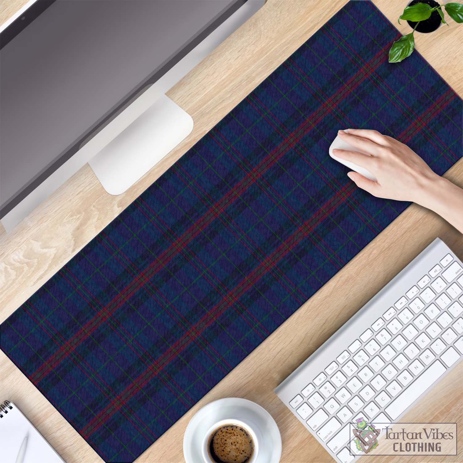 Tartan Vibes Clothing Hughes of Wales Tartan Mouse Pad