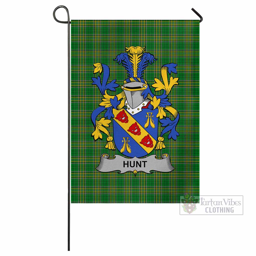 Tartan Vibes Clothing Hunt Irish Clan Flag with Coat of Arms