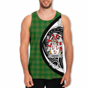 Hunter Irish Clan Men's Tank Top Celtic Circle Style Men - Tartan Vibes Clothing