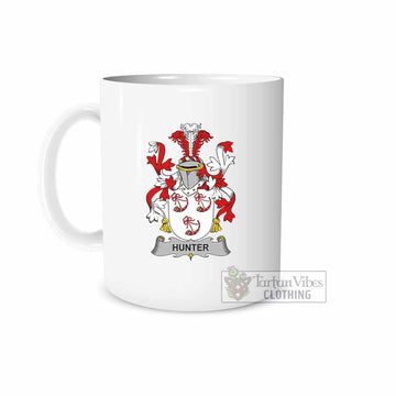 Hunter Irish Clan Coat of Arms Ceramic Mug