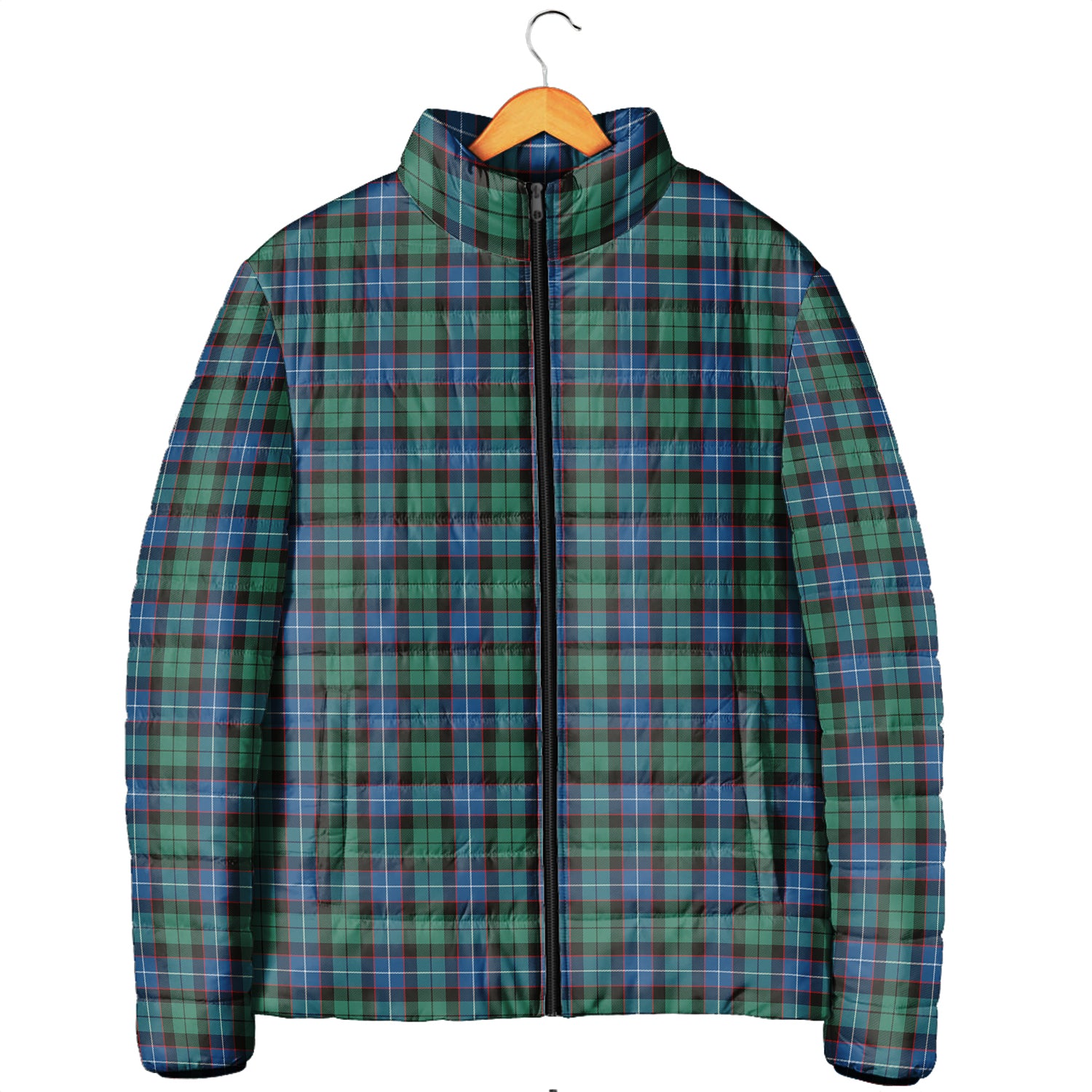 Hunter Ancient Tartan Padded Jacket Men's Padded Jacket - Tartan Vibes Clothing