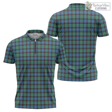 Hunter Ancient Tartan Zipper Polo Shirt