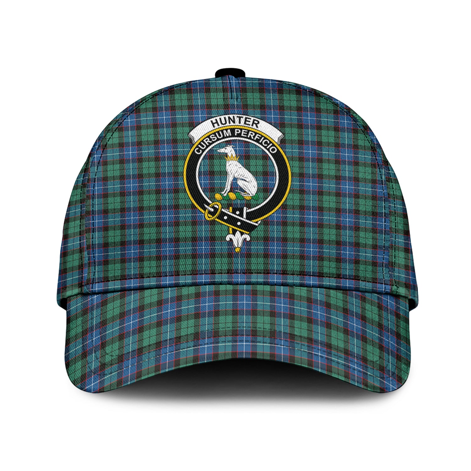 hunter-ancient-tartan-classic-cap-with-family-crest