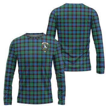 Hunter Ancient Tartan Long Sleeve T-Shirt with Family Crest