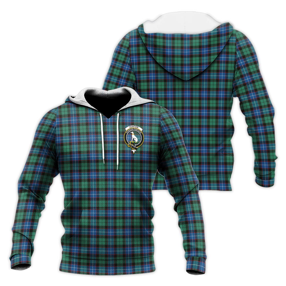 hunter-ancient-tartan-knitted-hoodie-with-family-crest