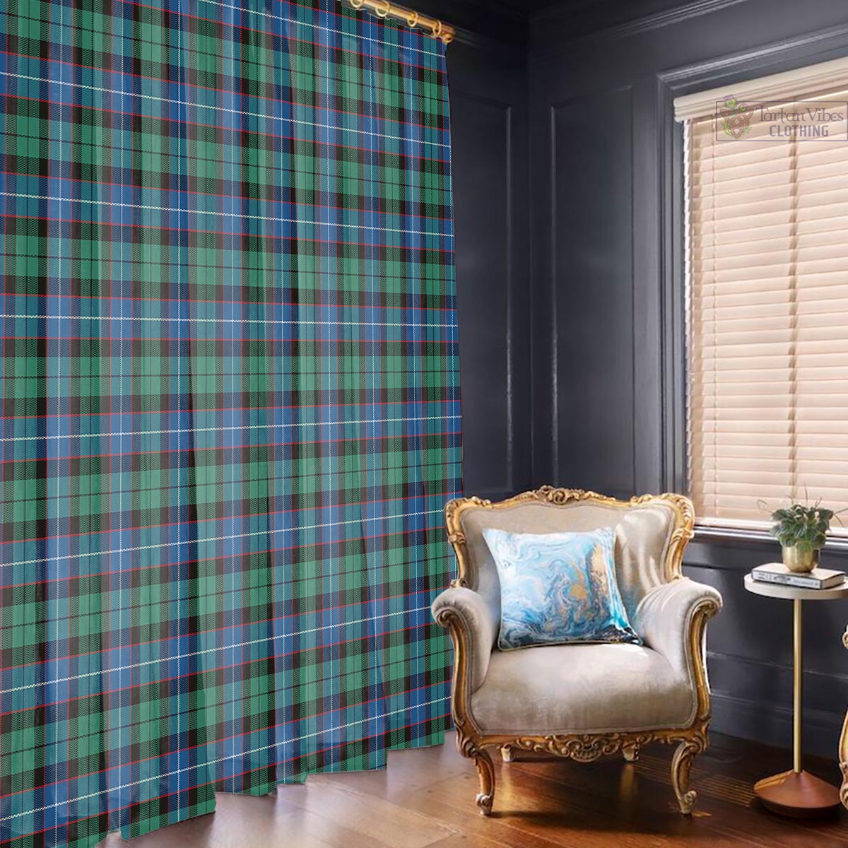 Hunter Ancient Tartan Window Curtain