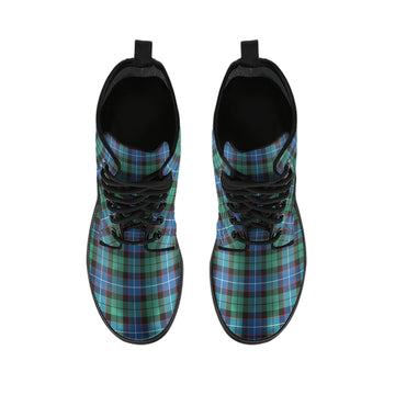 Hunter Ancient Tartan Leather Boots