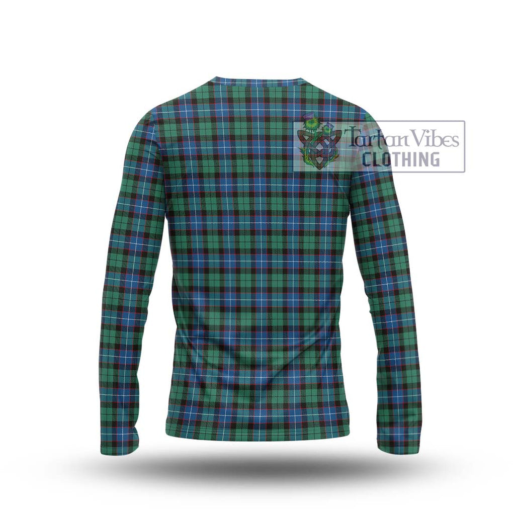 Hunter Ancient Tartan Long Sleeve T-Shirt with Family Crest DNA In Me Style - Tartanvibesclothing Shop