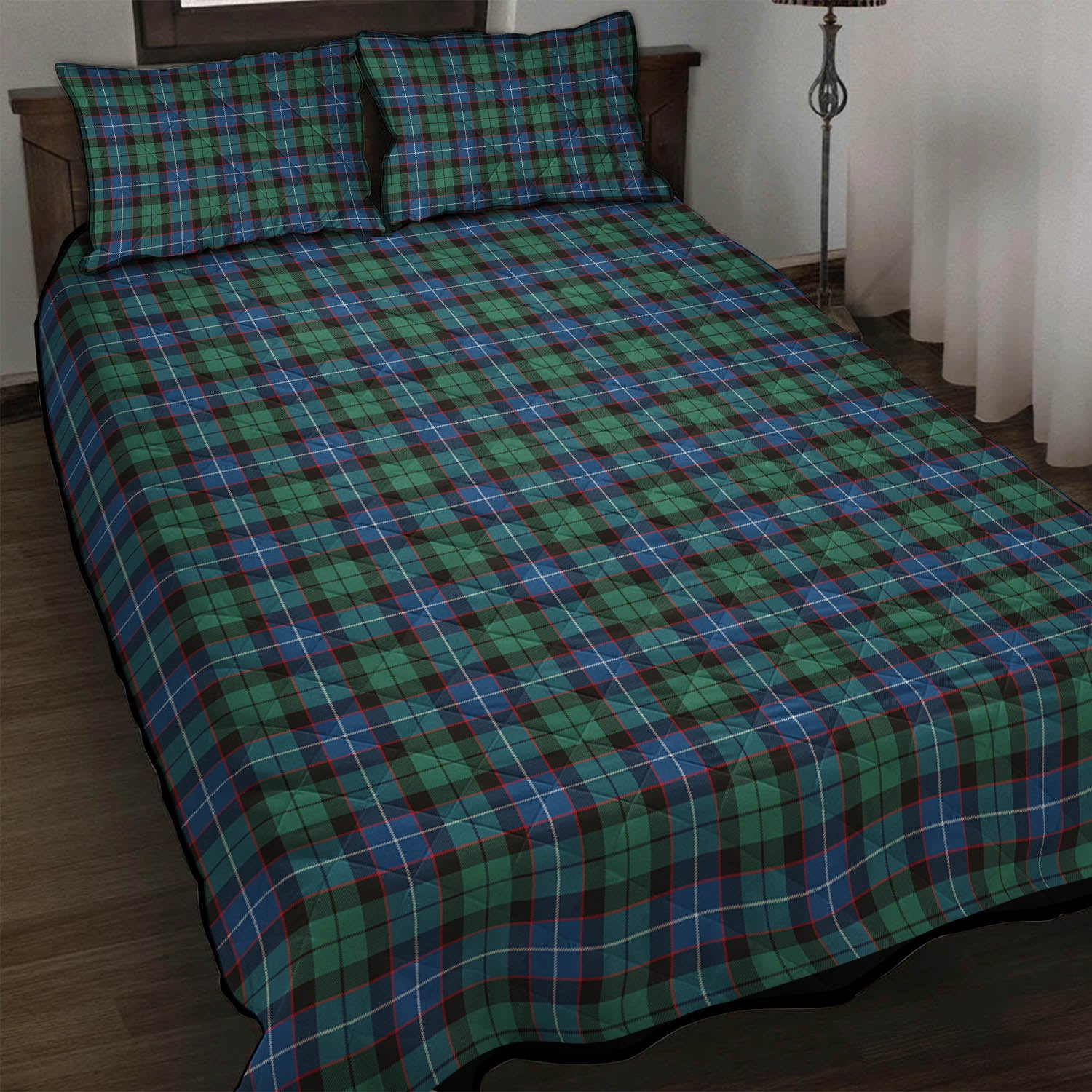 Hunter Ancient Tartan Quilt Bed Set - Tartan Vibes Clothing