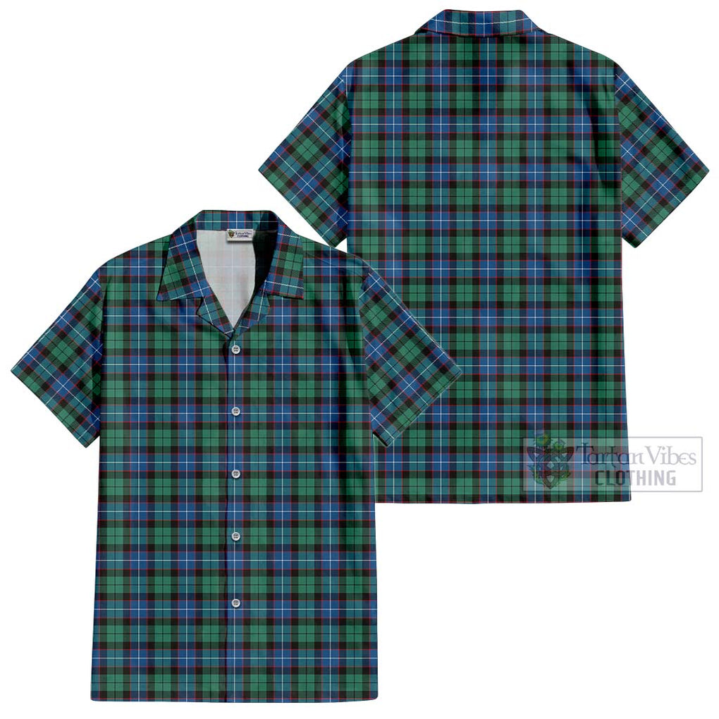 Hunter Ancient Tartan Cotton Hawaiian Shirt Kid - Tartanvibesclothing Shop