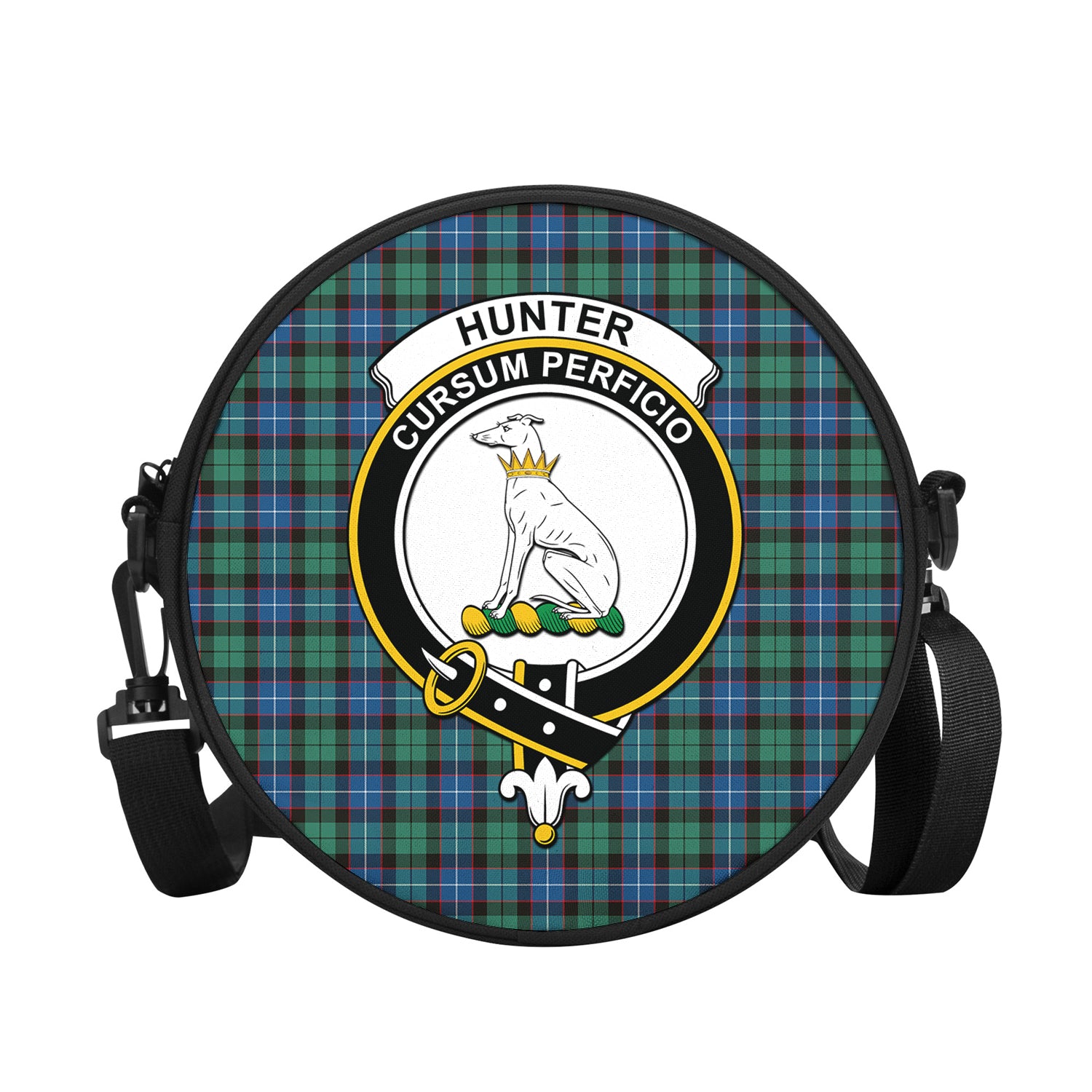 hunter-ancient-tartan-round-satchel-bags-with-family-crest