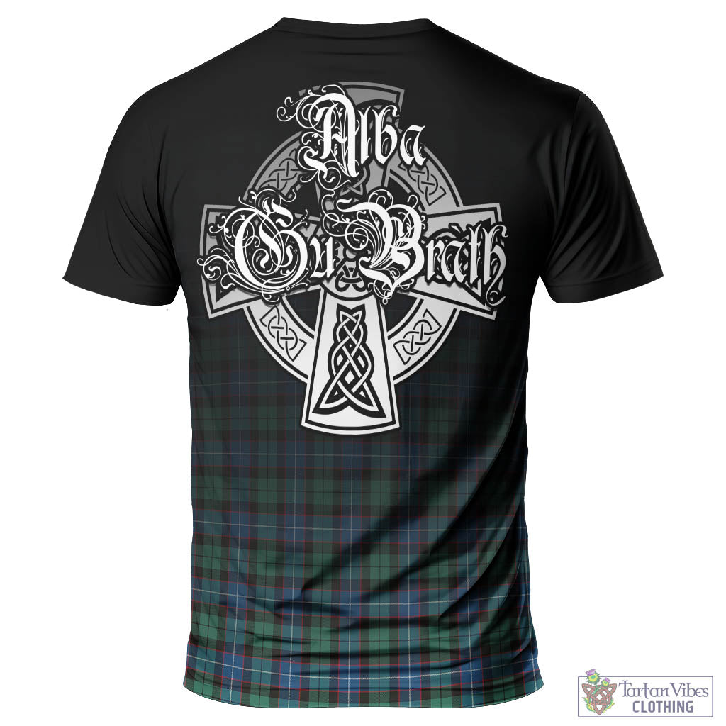 Tartan Vibes Clothing Hunter Ancient Tartan T-Shirt Featuring Alba Gu Brath Family Crest Celtic Inspired