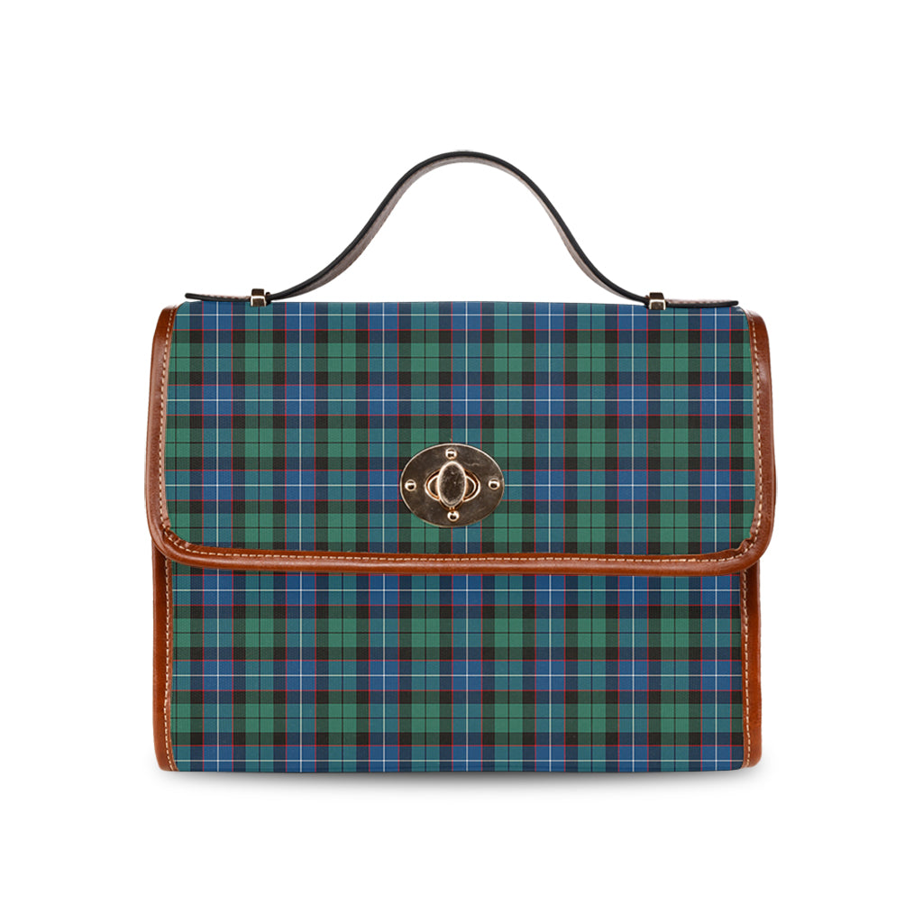 hunter-ancient-tartan-leather-strap-waterproof-canvas-bag