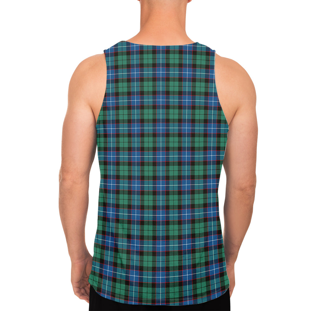 hunter-ancient-tartan-mens-tank-top-with-family-crest