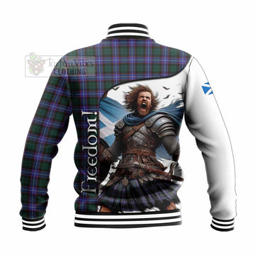 Hunter (Hunterston) Crest Tartan Baseball Jacket Inspired by the Freedom of Scottish Warrior