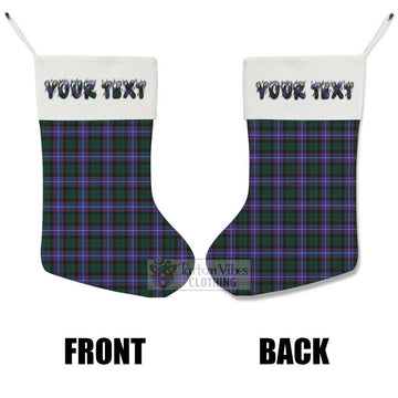 Hunter (Hunterston) Tartan Christmas Stocking with Personalized Text