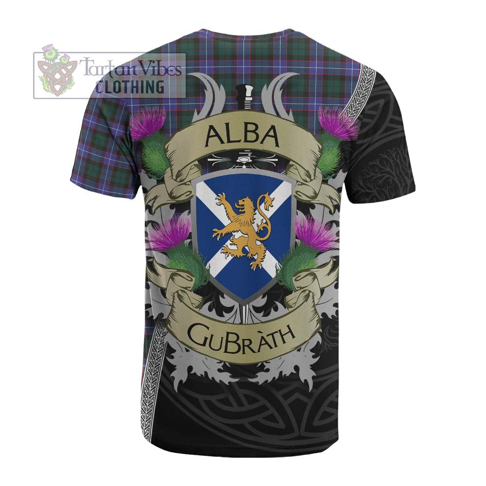 Hunter (Hunterston) Tartan Family Crest Cotton T-shirt Lion Rampant Royal Thistle Shield Celtic Inspired - Tartan Vibes Clothing