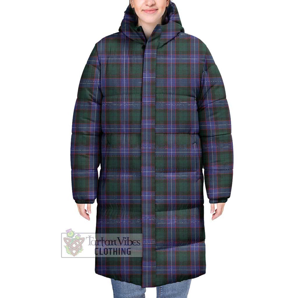 Tartan Vibes Clothing Hunter (Hunterston) Tartan Long Down Jacket