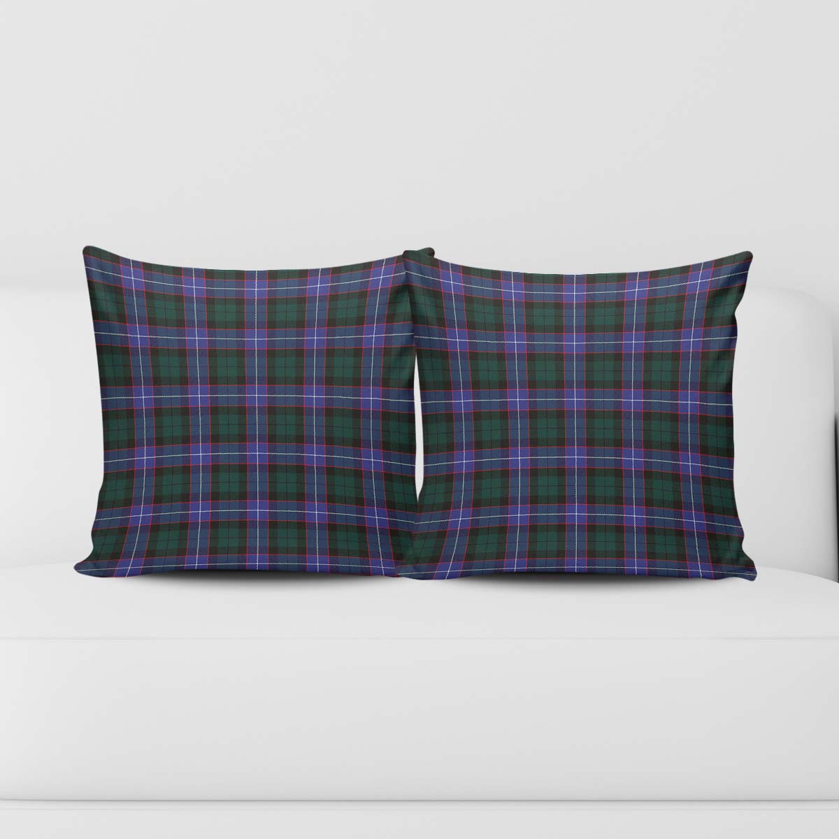 Hunter Modern Tartan Pillow Cover Square Pillow Cover - Tartanvibesclothing