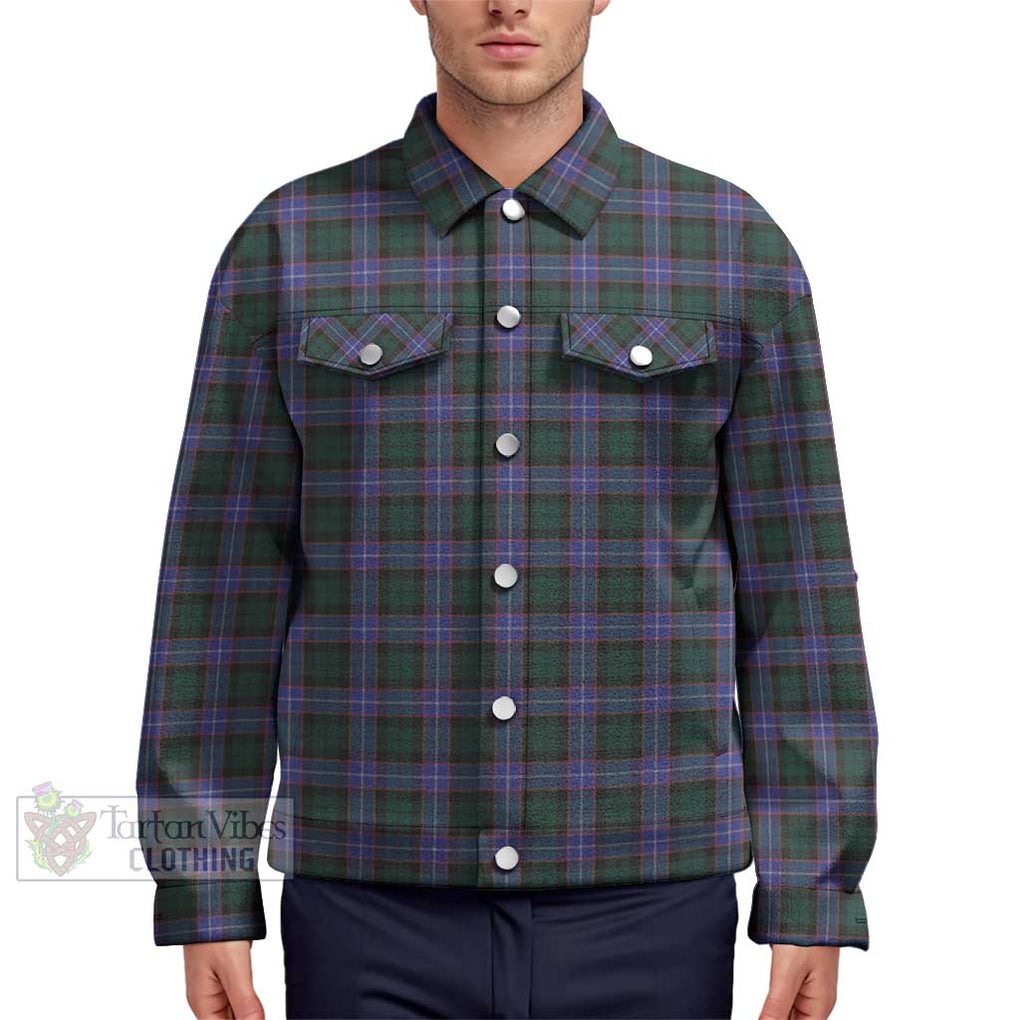 Hunter (Hunterston) Tartan Unisex Lapel Cotton Jacket Unisex - Tartan Vibes Clothing