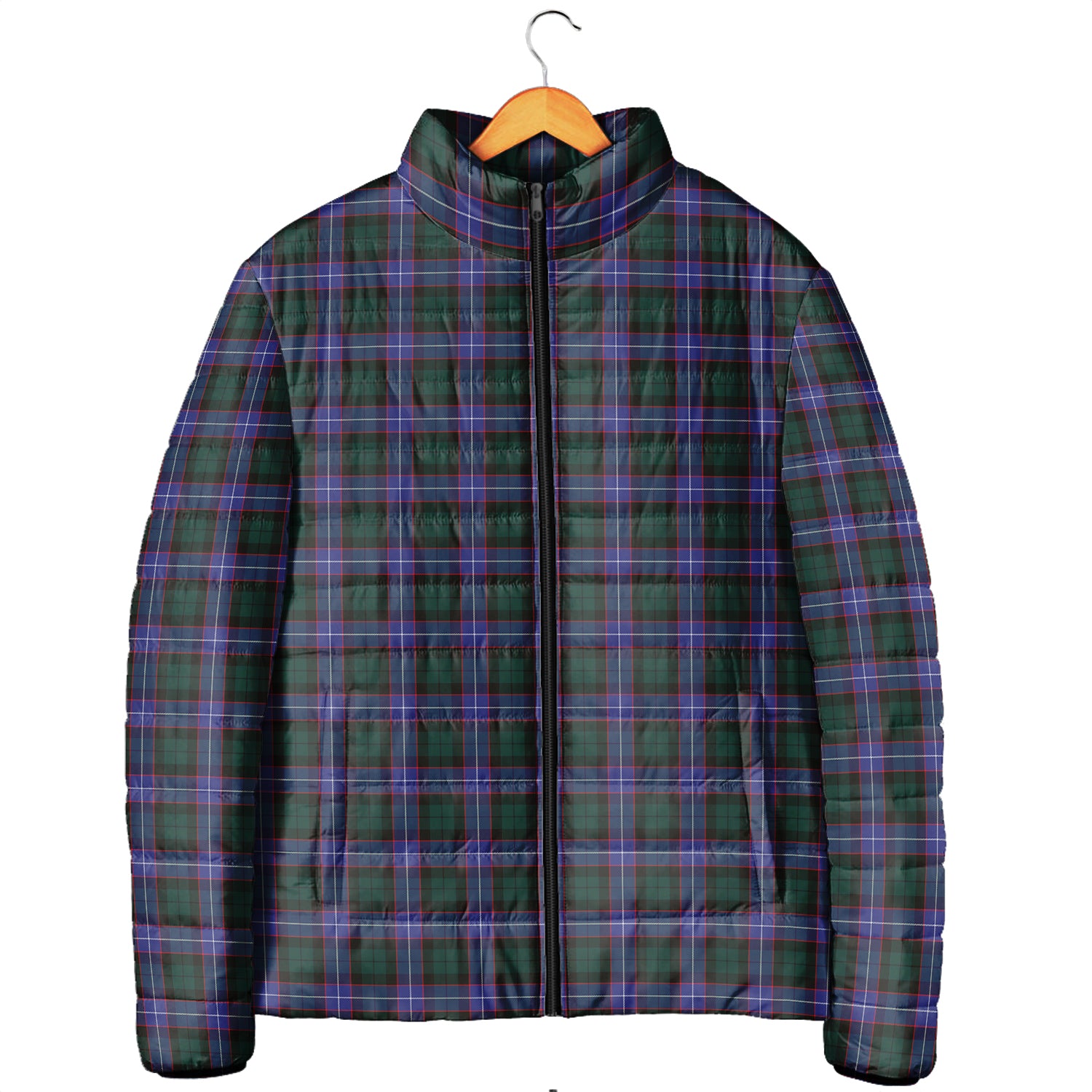 Hunter (Hunterston) Tartan Padded Jacket Men's Padded Jacket - Tartan Vibes Clothing