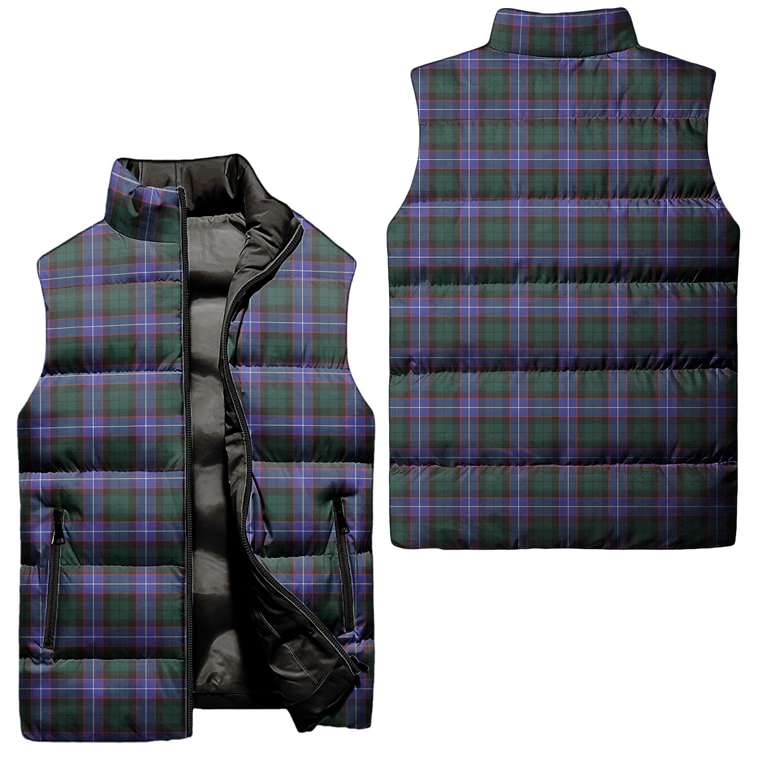 Hunter Modern Tartan Sleeveless Puffer Jacket Unisex - Tartanvibesclothing