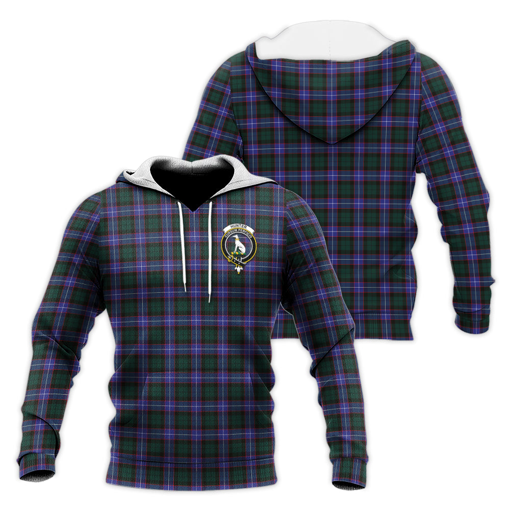 hunter-modern-tartan-knitted-hoodie-with-family-crest