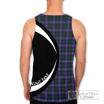 Hunter (Hunterston) Tartan Men's Tank Top with Family Crest Circle Style