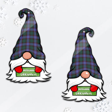 Hunter (Hunterston) Gnome Christmas Ornament with His Tartan Christmas Hat