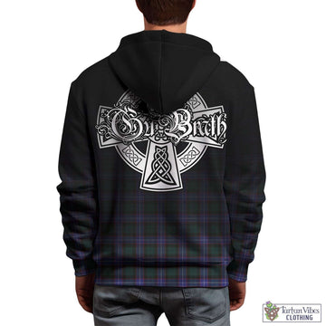 Hunter (Hunterston) Tartan Hoodie Featuring Alba Gu Brath Family Crest Celtic Inspired