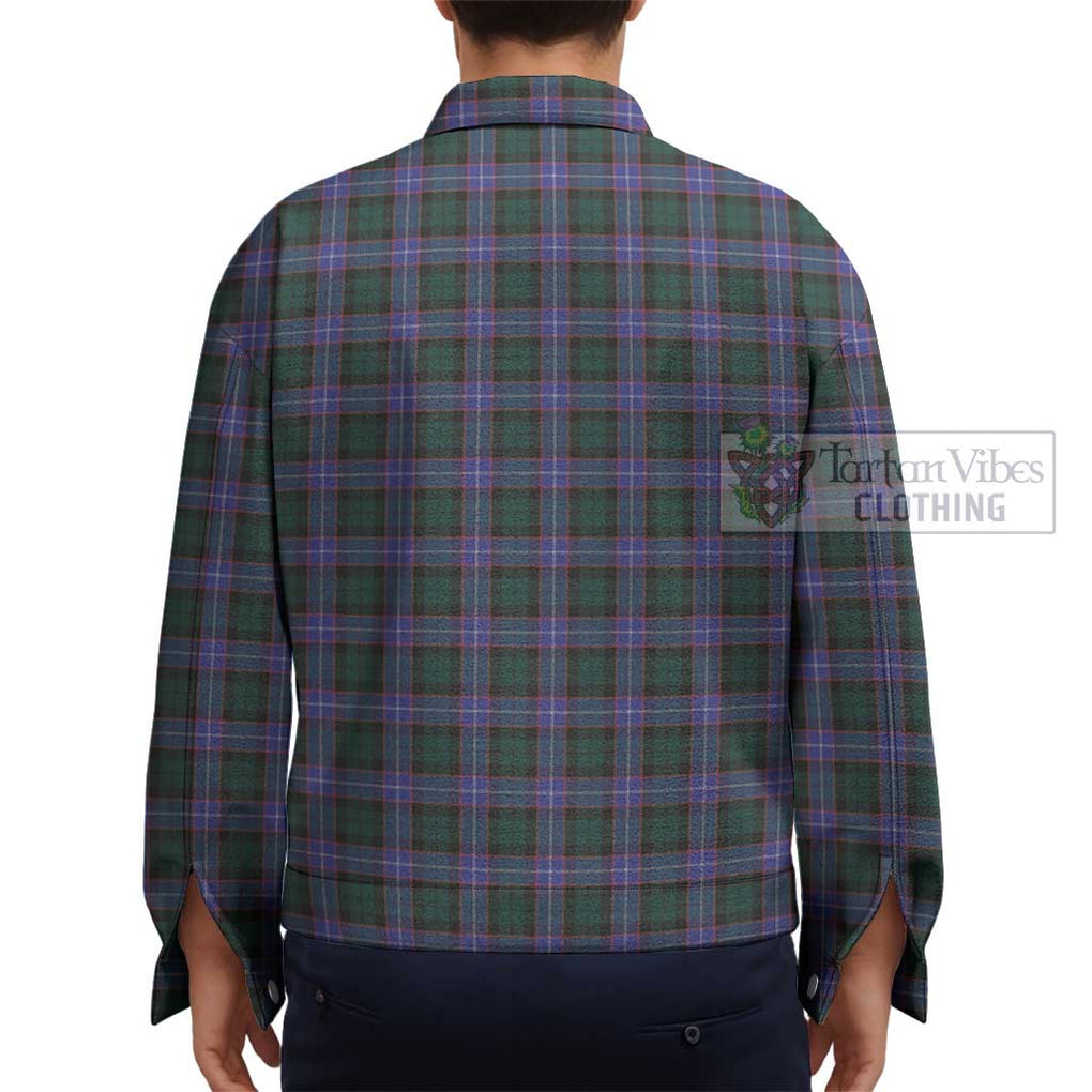 Hunter (Hunterston) Tartan Unisex Lapel Cotton Jacket - Tartan Vibes Clothing