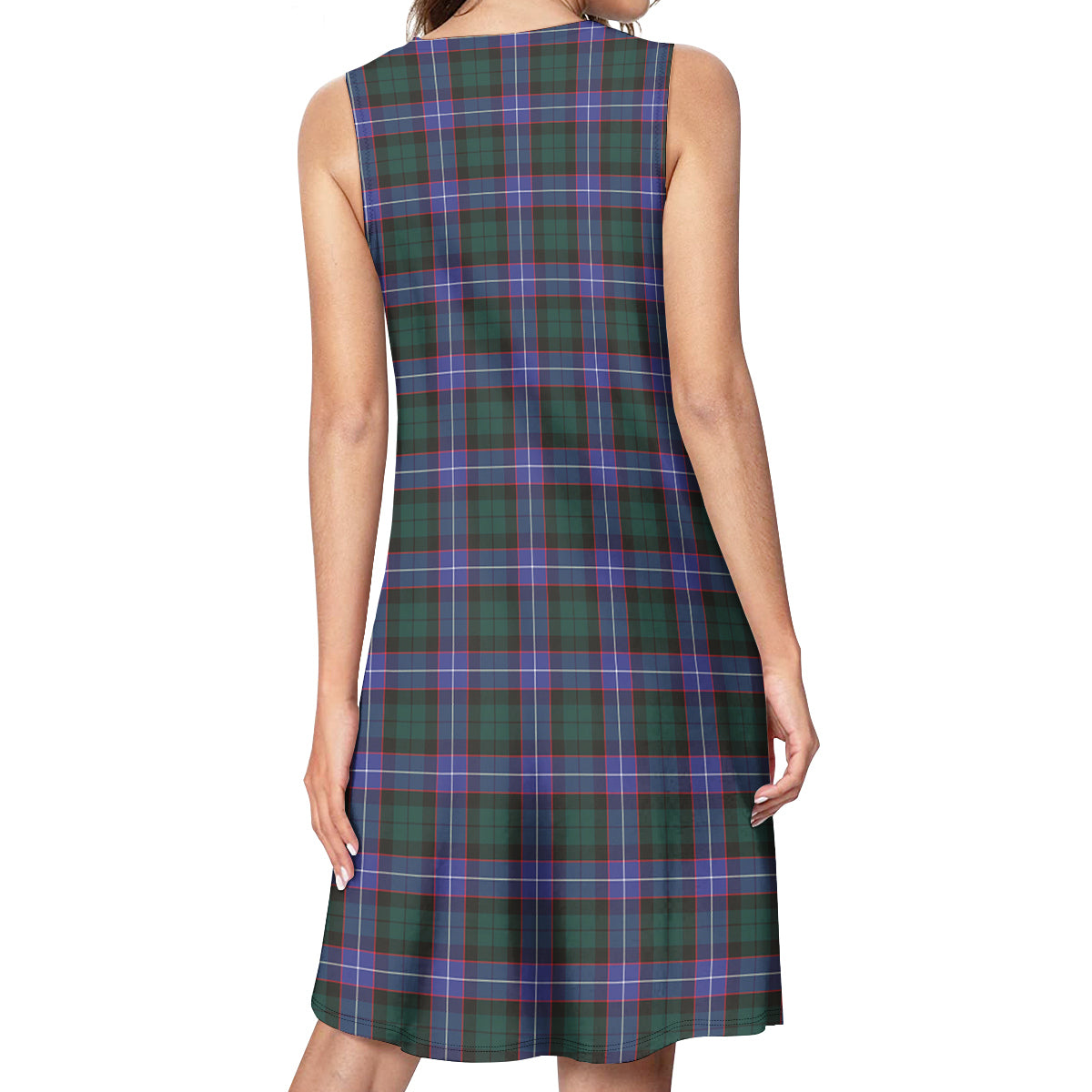 Hunter Modern Tartan Womens Casual Dresses - Tartanvibesclothing