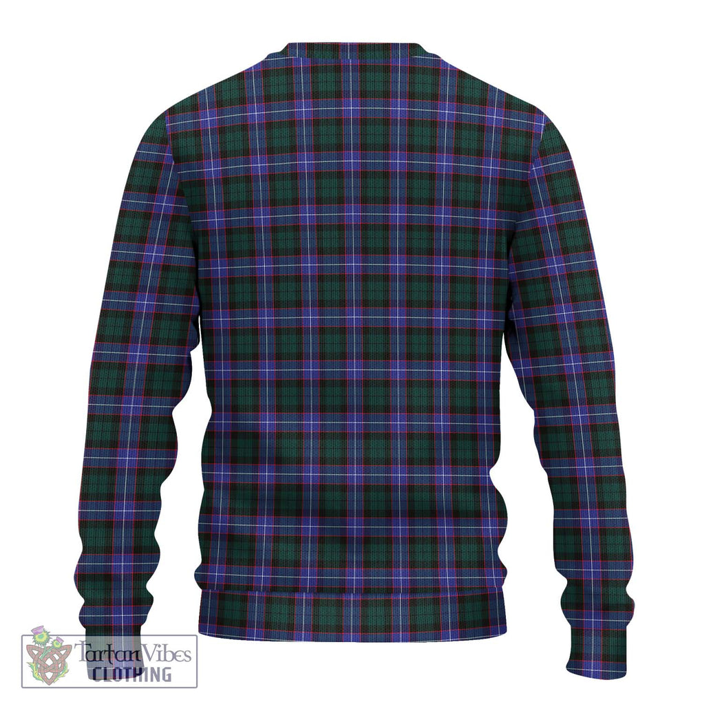 Hunter (Hunterston) Tartan Knitted Sweater with Family Crest DNA In Me Style - Tartanvibesclothing Shop