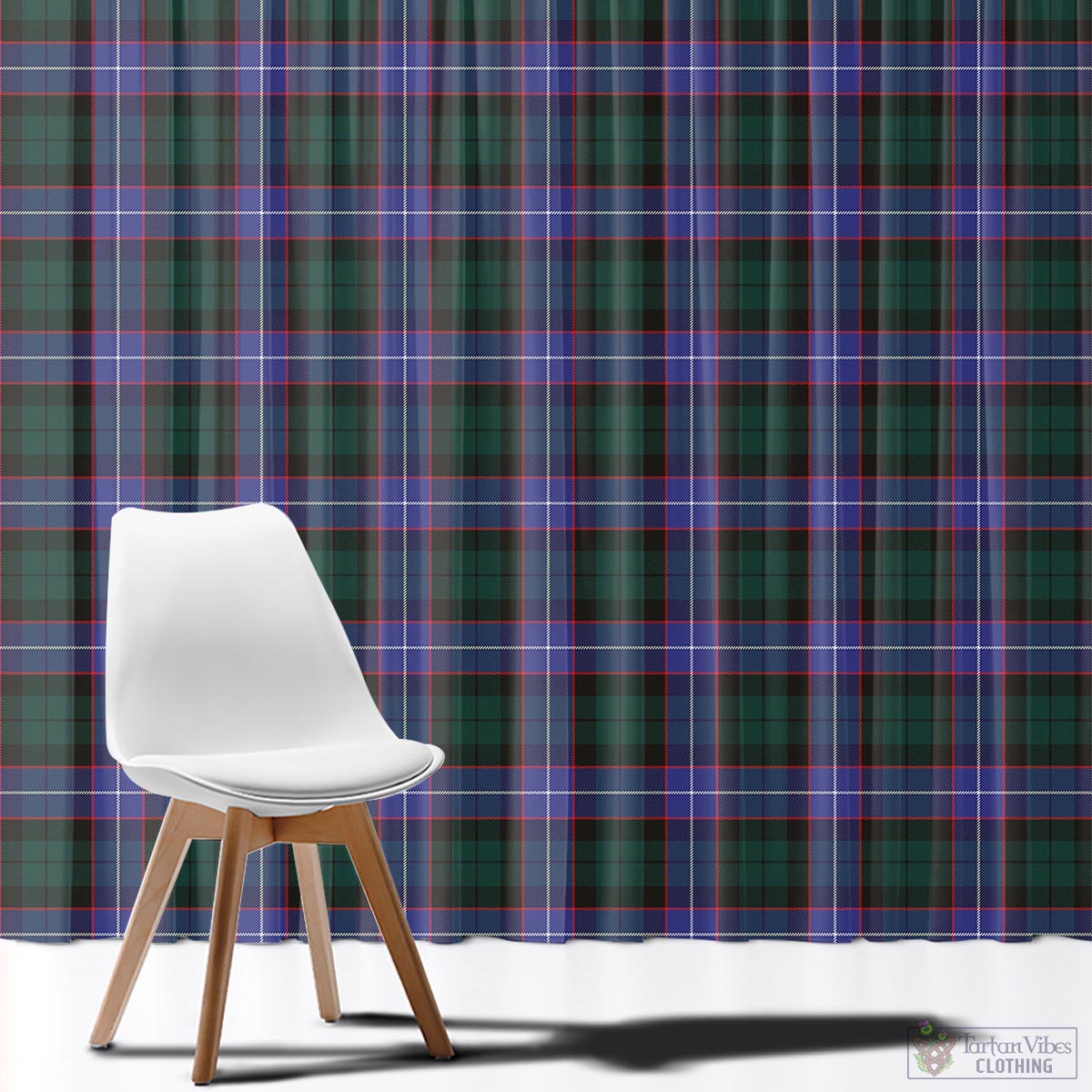 Hunter Modern Tartan Window Curtain