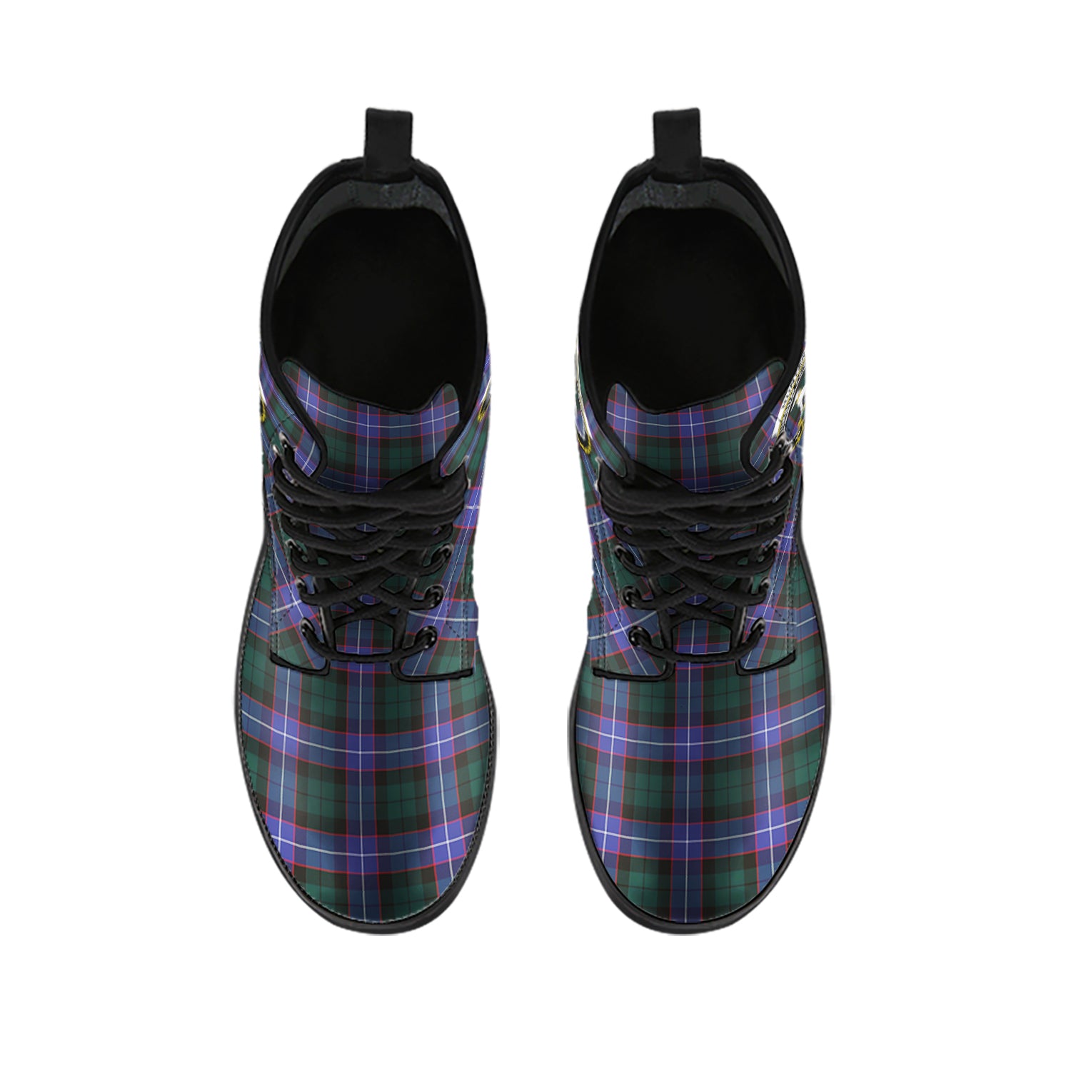 hunter-modern-tartan-leather-boots-with-family-crest