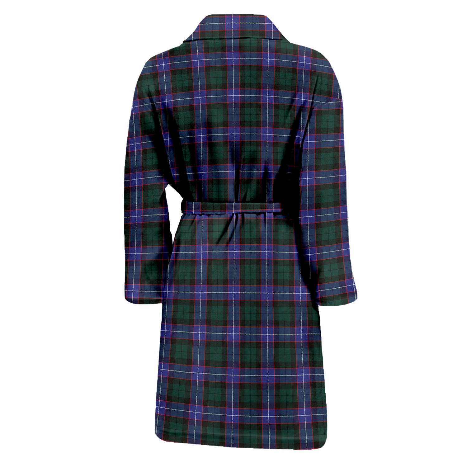 Hunter (Hunterston) Tartan Bathrobe with Family Crest - Tartan Vibes Clothing