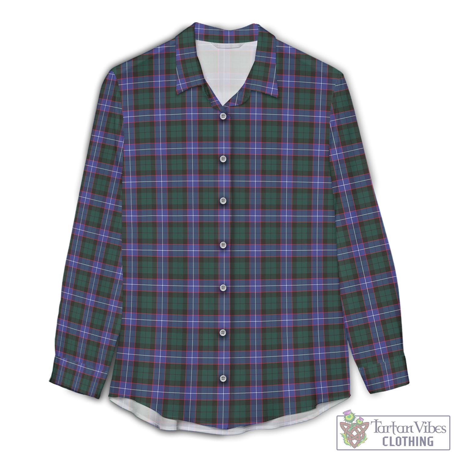 Hunter Modern Tartan Womens Casual Shirt