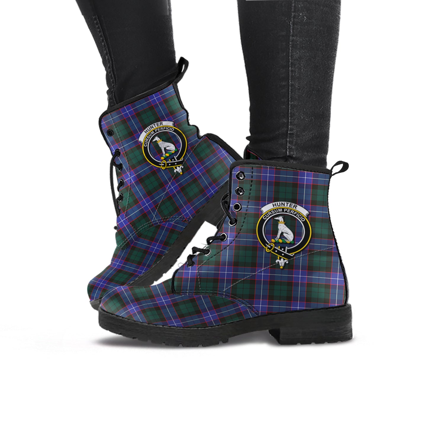 hunter-modern-tartan-leather-boots-with-family-crest