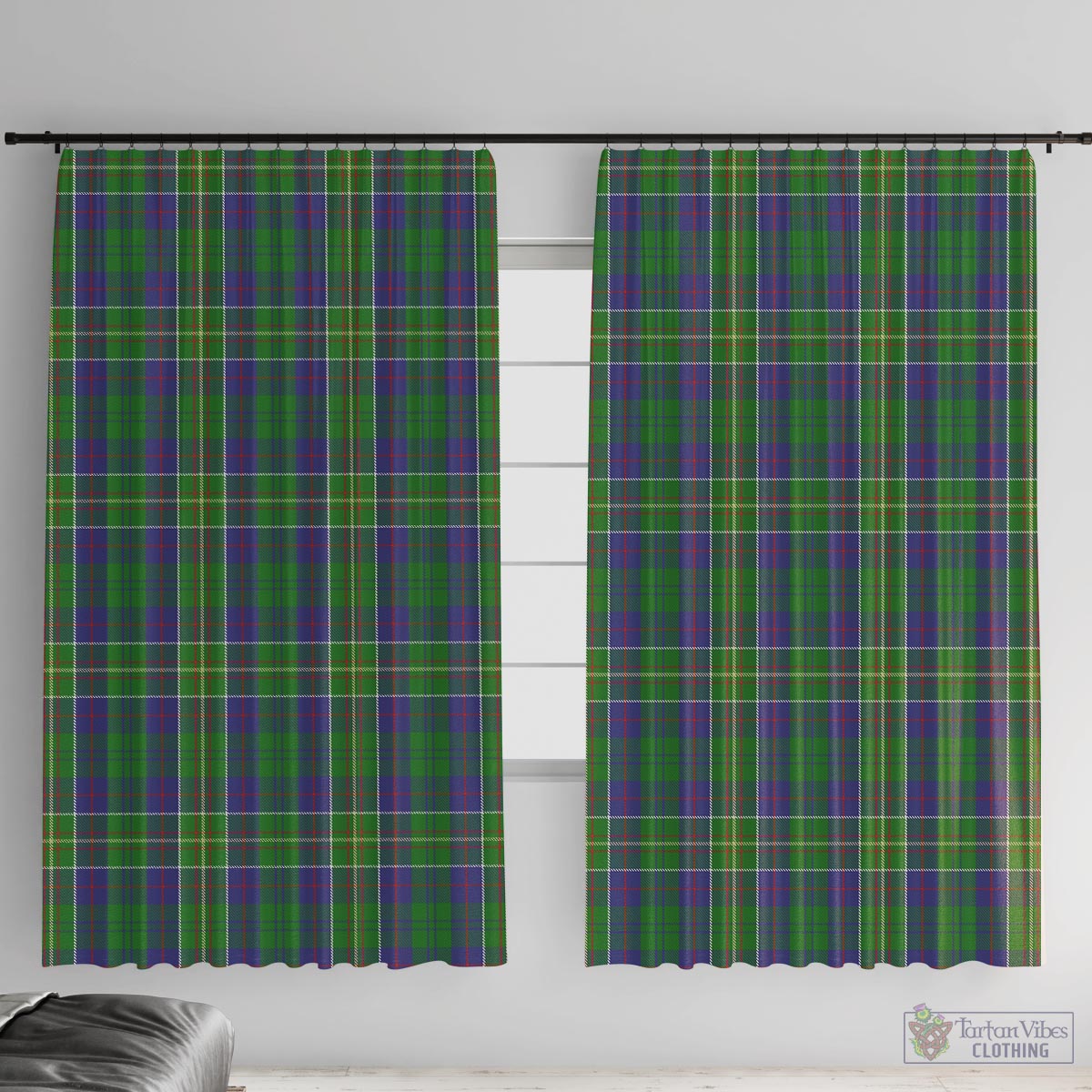 Hunter of Hunterston Tartan Window Curtain