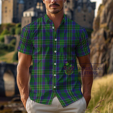 Hunter of Hunterston Tartan Cotton Hawaiian Shirt