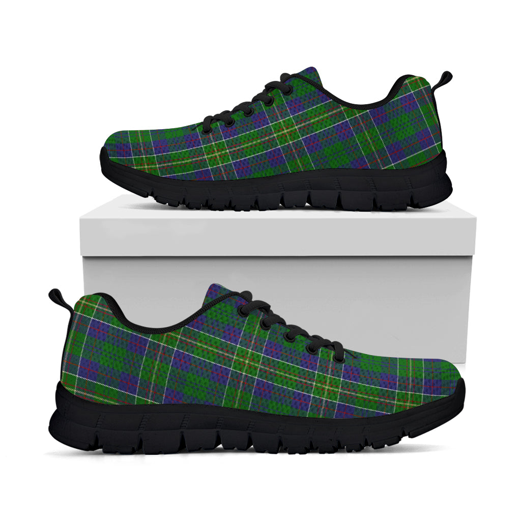 Hunter of Hunterston Tartan Sneakers Kid's Sneakers - Tartan Vibes Clothing